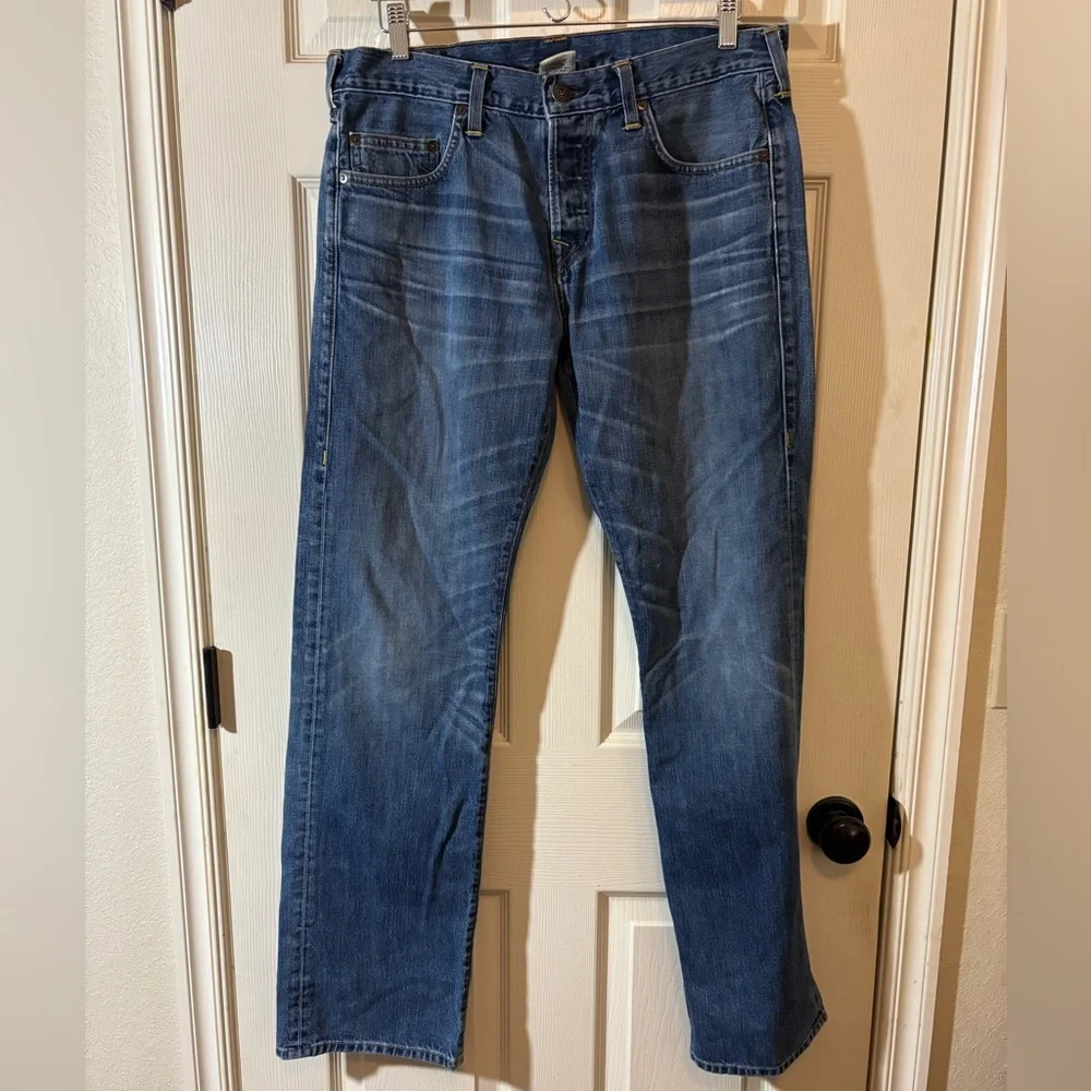 True Religion Men's Classic Indigo Straight Jeans